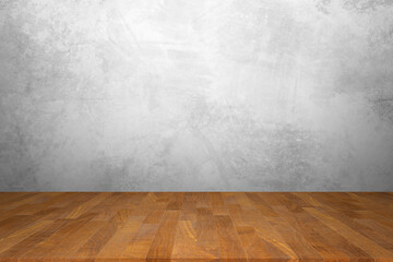 empty room with wooden floor