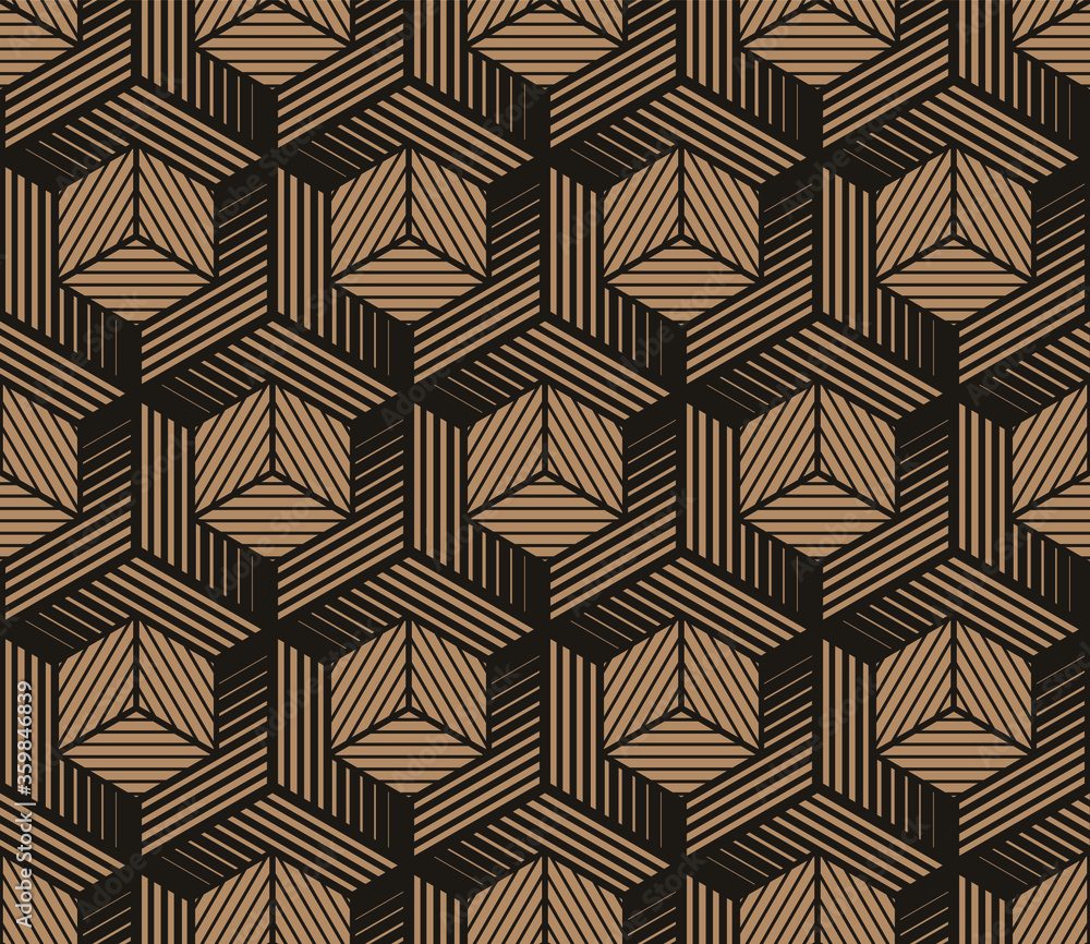 Poster seamless geometric pattern with geometric shapes,fabric pattern,tile pattern,carpet pattern,wallpape