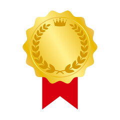 金色のランキングアイコン・ラベル