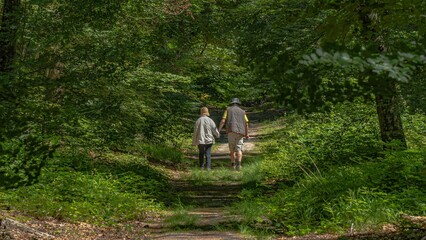 Couple in the forest