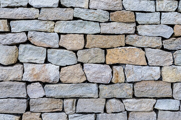 gray stone jagged and weathered old cobblestone background natural