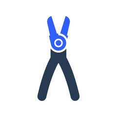 Pliers cutter tools icon