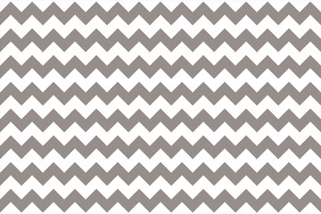 Classic zig-zag simple pattern for textile. vector seamless texture. White grey. graphic illustration