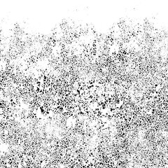 Grunge black and white. Monochrome texture of the old surface. Pattern of chips, scratches, cracks, dirt, wear. Vintage old surface