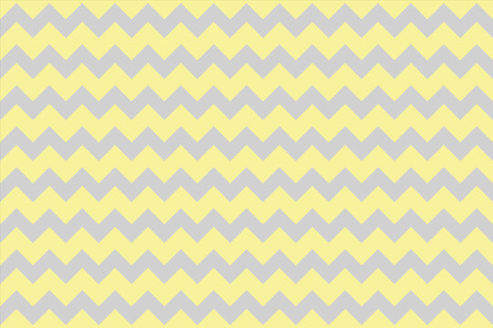 Classic zig-zag simple pattern for textile. vector seamless texture. yellow grey. graphic illustration