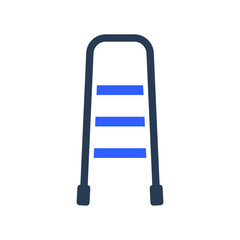 Climbing ladder icon