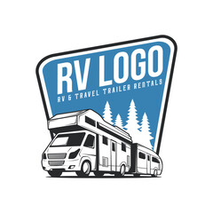 RV recreational Van logo