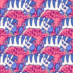 Fototapeta na wymiar vector tropical food seamless pattern clip art