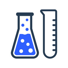 Laboratory tubes icon