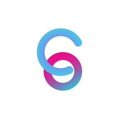 Obraz premium CO letter logo
