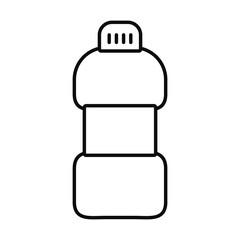 drink bottle icon, line style