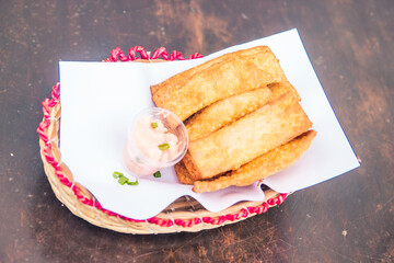 Platos de menu restaurante