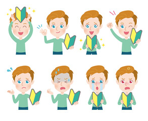 cute type blonde dad_beginner sign