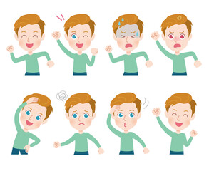 cute type blonde dad_emotion