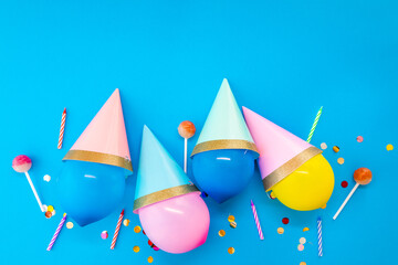 Birthday party background concept