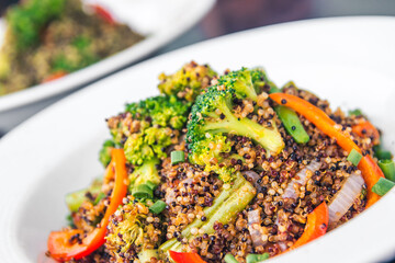 Platos de menu restaurante