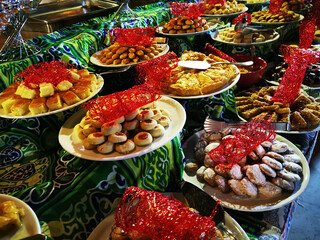 Egyptian food table