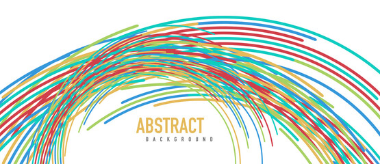 Аbstract moving colorful lines vector backgrounds for cover, placard, poster, banner or flyer