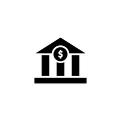bank icon logo illustration design