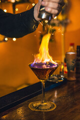 Trago con fuego