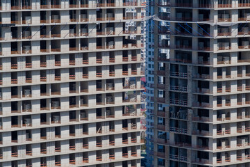 Fototapeta na wymiar high rise apartment building