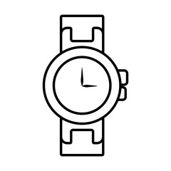 handwatch icon image, silhouette style