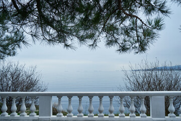The image of the seaside promenade.