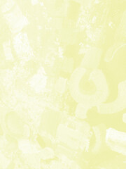 Natural yellow abstract texture pattern for creative art gallery banner template. Yellow background with trendy design effects. Light ocher backdrop with paint spots on ochre artistic textures.