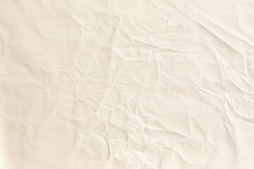 Crumpled brown background paper texture
