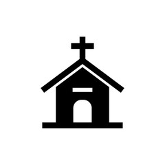 church icon logo illustration design