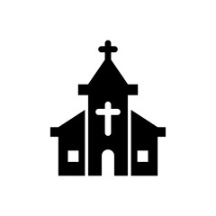 church icon logo illustration design