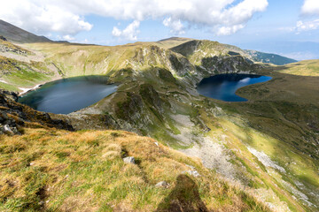 Fototapeta na wymiar The Eye and The Kidney Lakes, The Seven Rila Lakes, Bulgaria