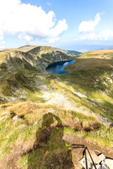 Fototapeta na wymiar Panoramic view of The Seven Rila Lakes, Bulgaria