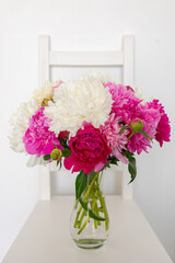 bouquet of peonies