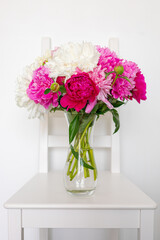 bouquet of peonies