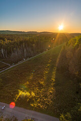 Nature reserve Pfrunger-Burgweiler-Ried in autumn