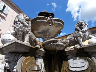 Fontana di Santo Stefano. Viterbo, Italy.