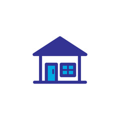 house icon logo illustration design