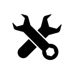 Cross wrench icon