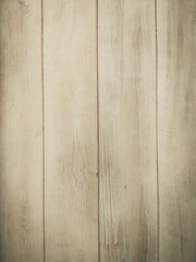 Close view of full frame shot light beige-brown-gray wooden board background texture of plank table. Antique Furniture. Ideal for use in the design, wallpaper