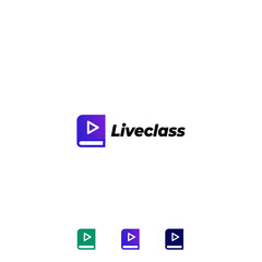 flat minimalist logo for online class or live streaming home schooling discussion