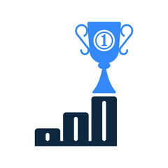 Achievement, award, trophy icon design