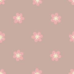 Fototapeta na wymiar Seamless repeat floral pattern