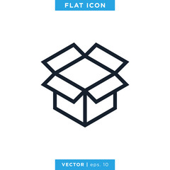 Box Icon Vector Design Template