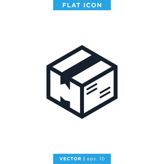 Box Icon Vector Design Template