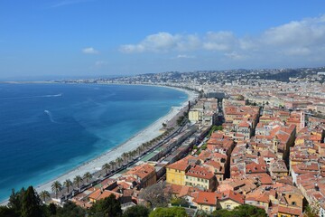 Nice,  Azure Coast, France on spring