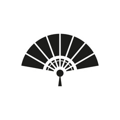 The fan icon. Simple vector illustration on a white background.