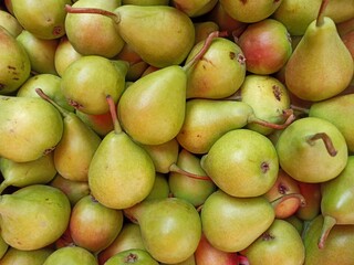 young pear sweet ripe fresh healthy food