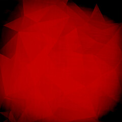 bright red polygonal background texture