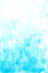 Abstract watercolor background. Blue gradient texture. Watercolor wet texture. Romantic illustration. Light blue on white original artwork, abstract art